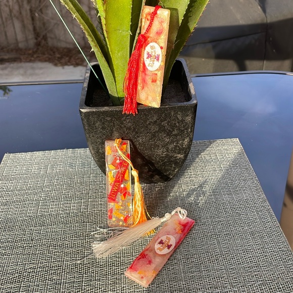 Handmade Festive Iowa State Bookmark Size Small - Picture 7 of 8